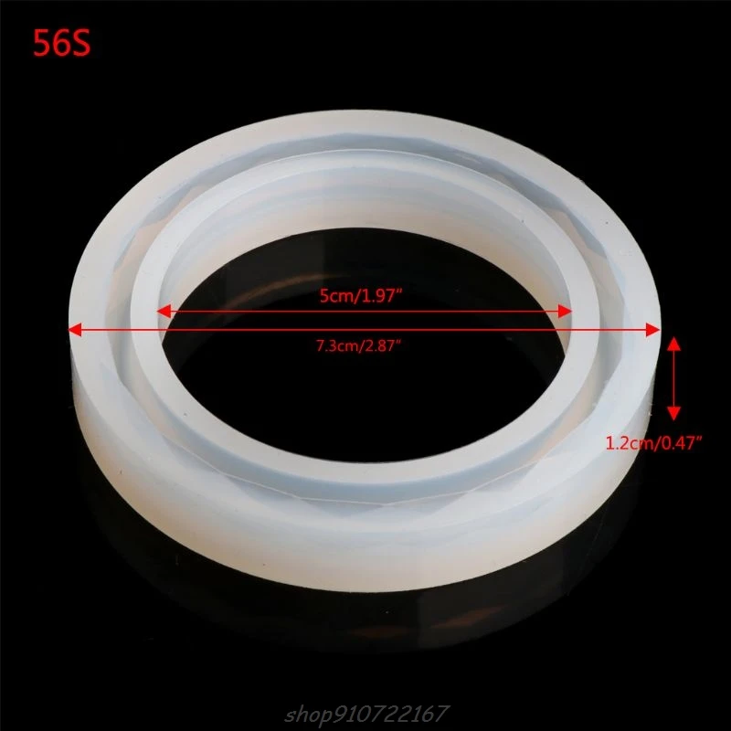 

Round Silicone Mold Resin Bracelet Bangle For DIY Jewelry Casting Mould Tools N02 20 Dropshiping