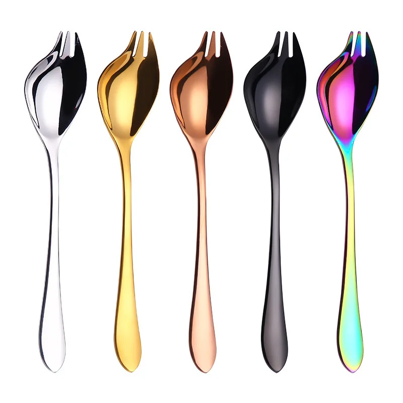 304 нержавеющая сталь Вилка для салата Ложка ложка и вилка | Дом сад