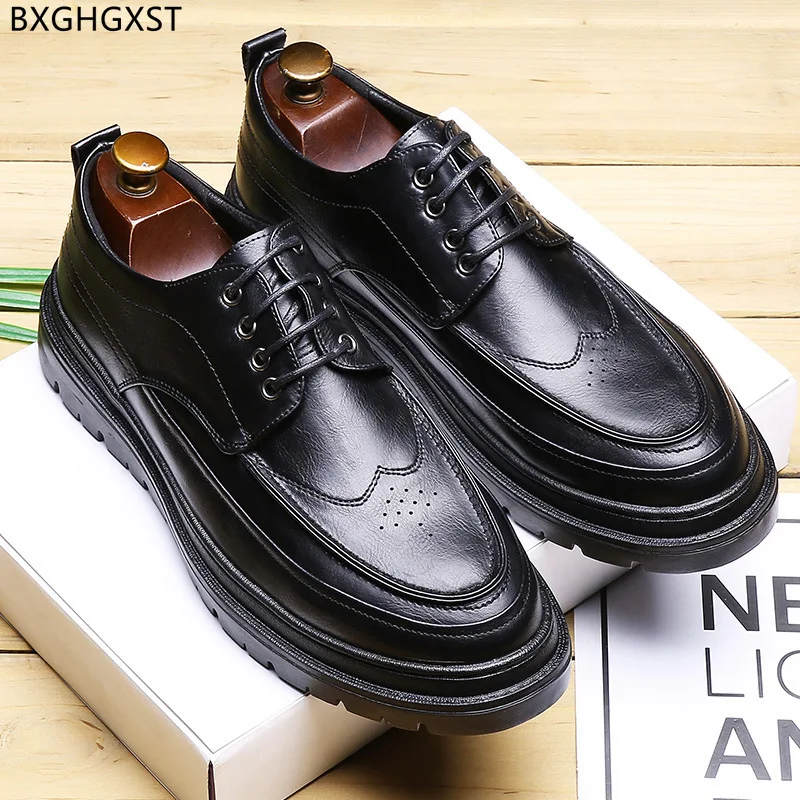 

Casual Business Shoes Men Black Wedding Shoes for Men 2022 Luxury Designer Oxford Men Dress Shoes Leather Chaussure Homme Sapato