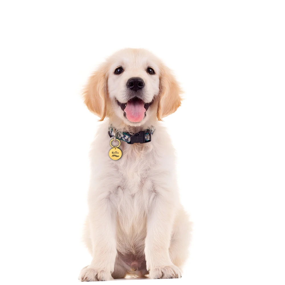 

Personalised ID Tags Anti-Lost Free Custom Dog Puppy Cat Dogs Collar Accessories Pet Supplies Name Number Address Book For Pets