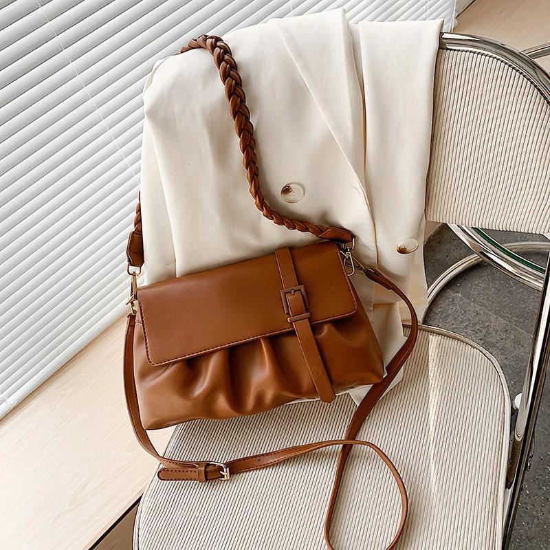 

Women Casual Tote Bags 2021 Female Handbag Large Big Shoulder Bag for Women Tote Ladies Vintage Leather Crossbody Bag