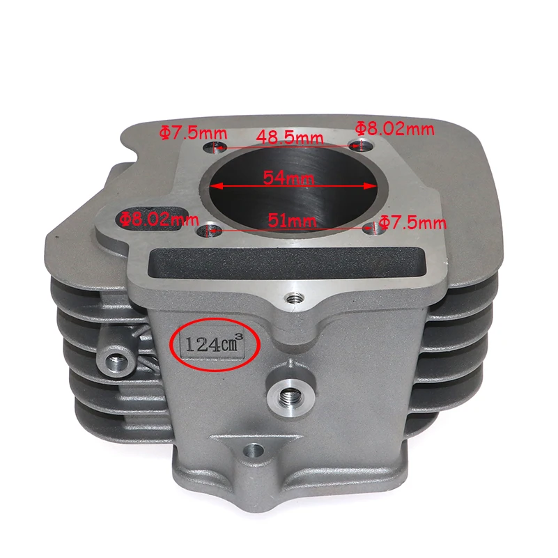 Комплект поршней 54 мм и колец 14 для корпуса цилиндра подходит горизонтальных