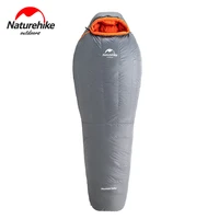 naturehike camping new upgrade sleeping bag goose down 800fp ultralight winter 20d nylon thicken mummy waterproof sleeping bag