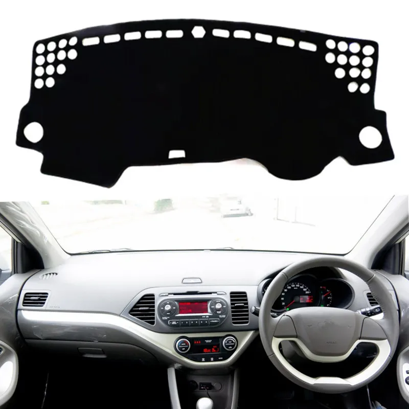 

For Kia Morning Picanto 2012 2013 2014 2015 2016 Car Dashmat Dashboard Cover Pad Mat Dash Protector Sun Shade Carpet Accessories