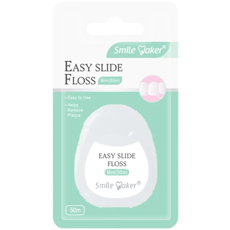 Зубная нить гладкая с мятным вкусом для детей и взрослых |