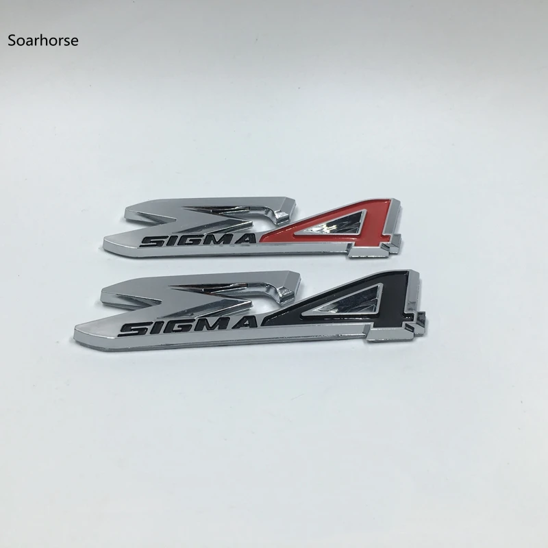 

For Toyota Sigma4 Emblem 3D Sticker For Fortuner Prado Land Cruiser Hilux Tailgate Decals