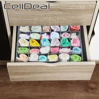 multi size bra underwear organizer foldable house storage box non woven wardrobe drawer closet organizer for scarves socks