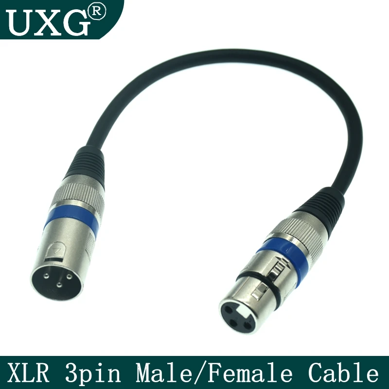 

XLR Cable Male to Female M/F 3Pin jack Extension Cable For Microphone Mixer 0.3M 1m 3m 5m 10m