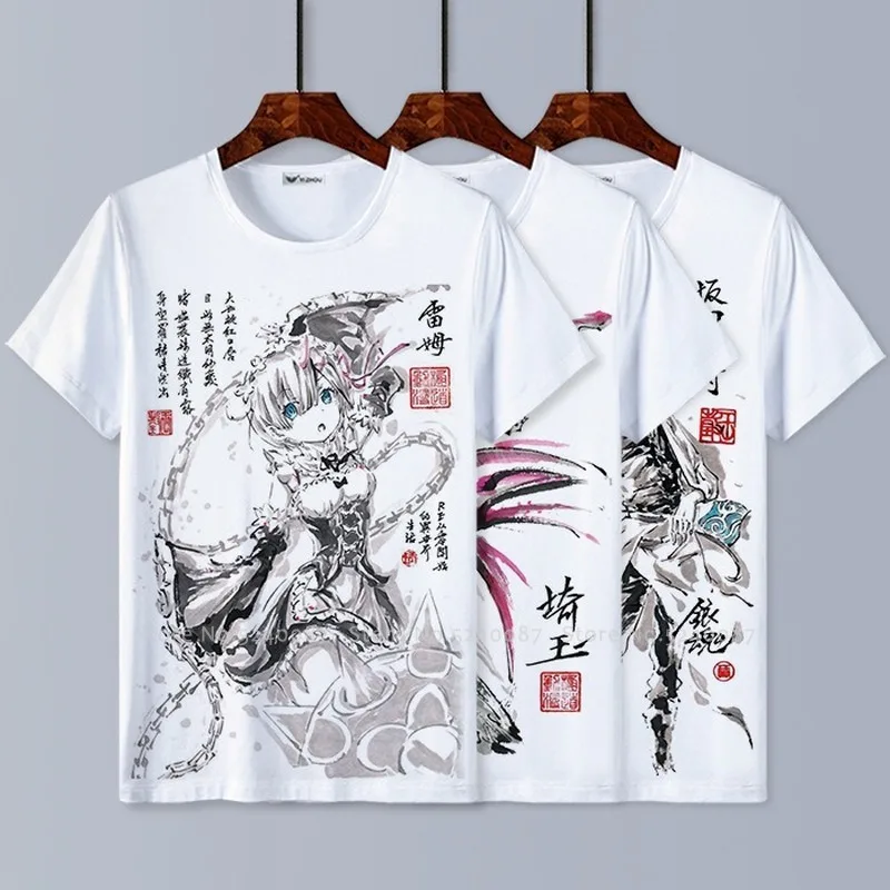 

Japanese Streetwear Harajuku Anime Tokyo Ghoul T-Shirt Men Women Cartoon Tee Tops Girls Boys Summer Casual Print Loose Blouse