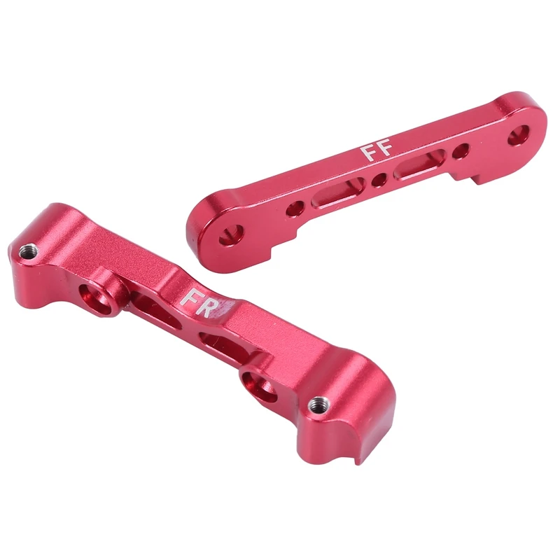 

2 Set RC Car Part: 1 Set Front Lower Suspension Mount Set & 1 Set Aluminum S2 Steel Tie Rods Set