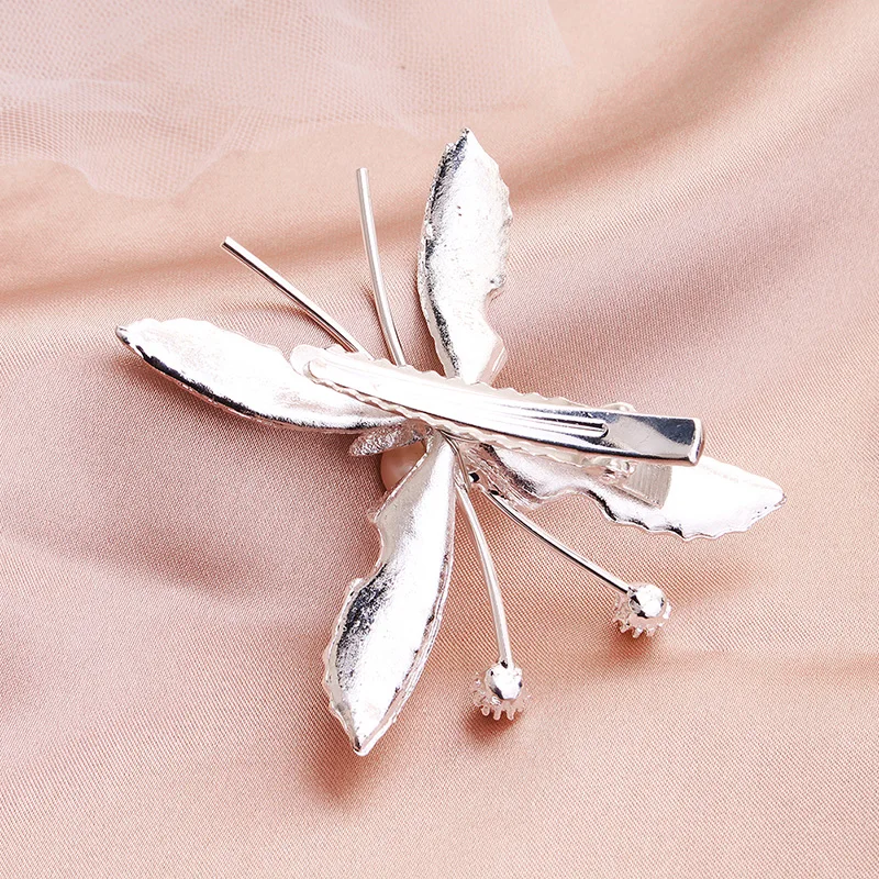Мода бабочка шпилька простой сплав девушка заколка для волос невесты аксессуары