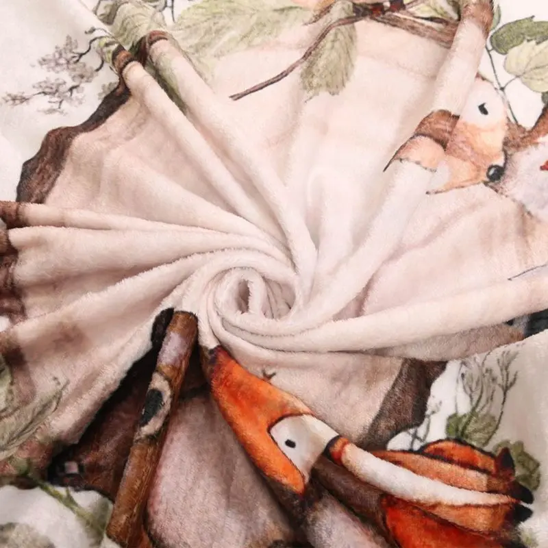 

Baby Monthly Record Growth Milestone Blanket Swaddle Wrap Photography Prop Cloth G2AD