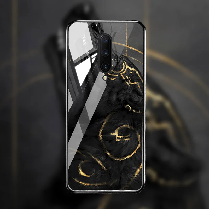 M007 Чехол из закаленного стекла для Oneplus 7T 7 Pro чехол s On для One plus 7T 7 Pro Чехол Coque Funda Bumper Coque для OnePlus 7 Pro - Цвет: M007