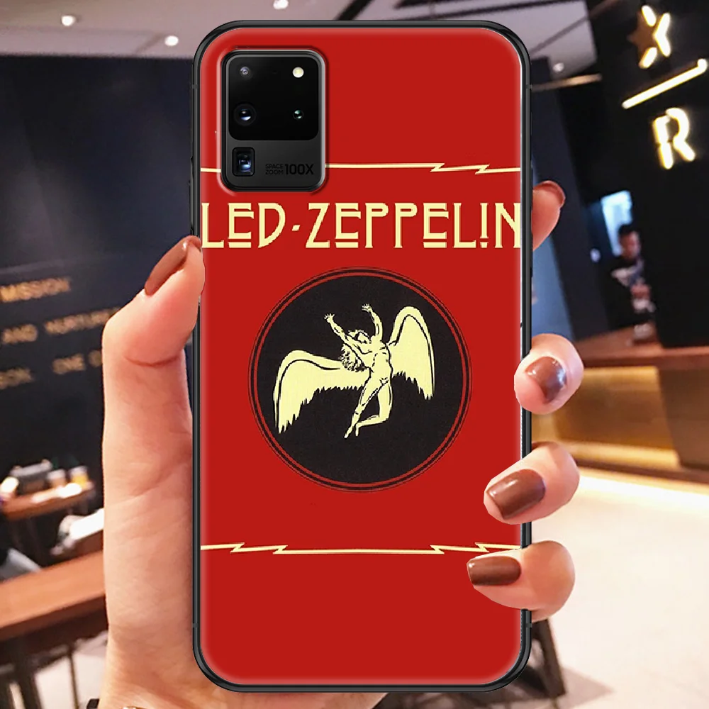 

Phone case For Samsung Galaxy led Anthony Plant Note 4 8 9 10 20 S8 S9 zeppelins S10 S10E band S20 Plus UITRA Ultra black art