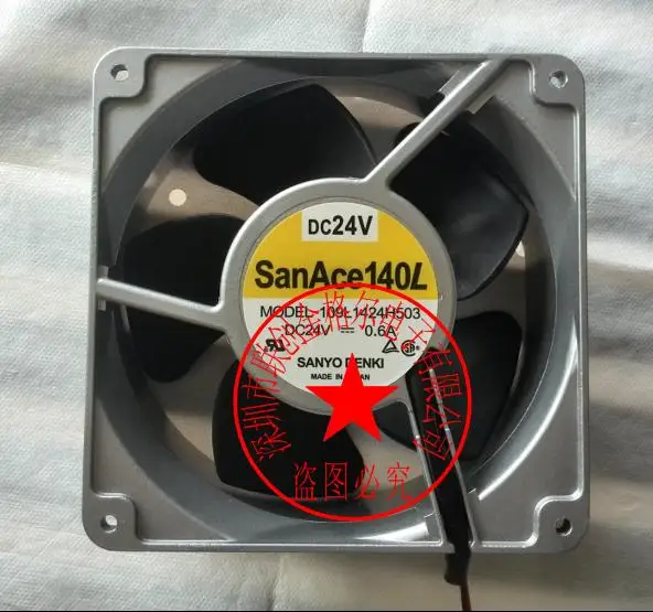 

BRAND NEW 109L1424H502 24V 0.6A ORIGINAL JAPAN 140*140*50 ALUMINIUM FRAME AXIAL FLOW FAN FANS