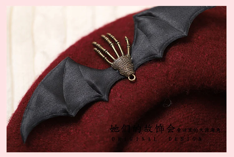 Берет в стиле &quotЛолита&quot 4 цветов кепка готическом для выпечки тортов