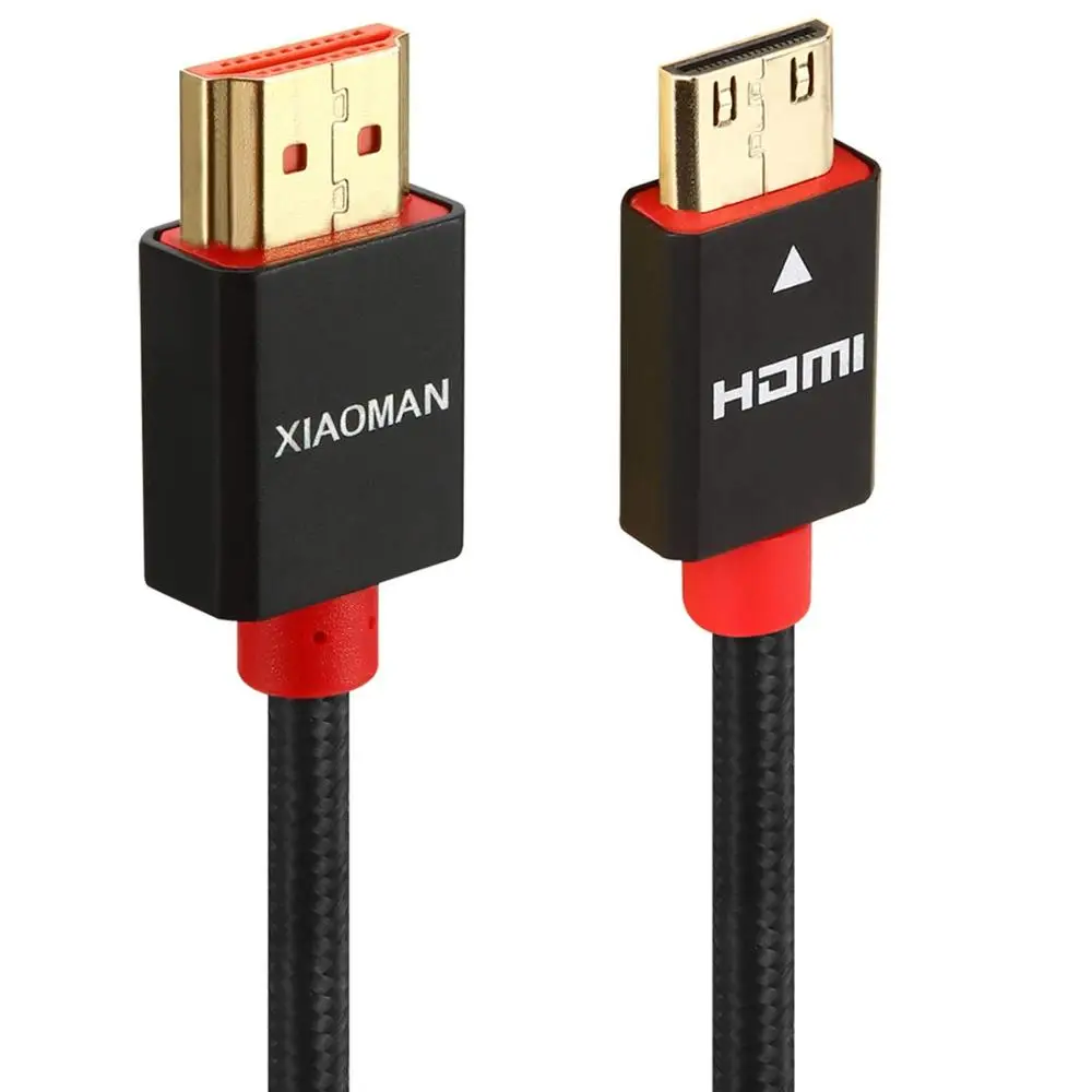 Мини HDMI к HDMI кабель высокоскоростной 1 м 2 м 3 м 5 м для камеры MP4 видеокарты ноутбука с Mini HDMI портом