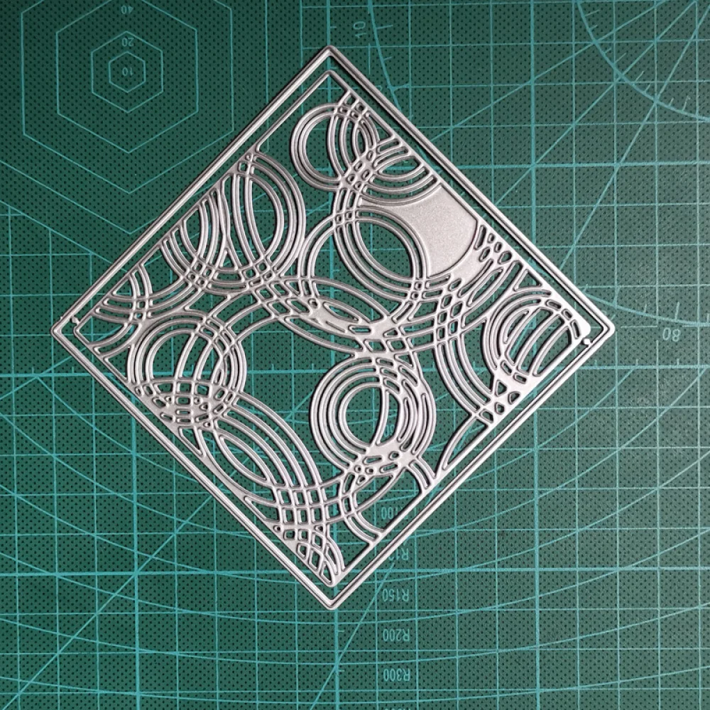 

2020 New Arrival Square Frame Circle Metal Cutting Dies Stencils for DIY Scrapbooking Photo Album Decorative Embossing DIY Paper