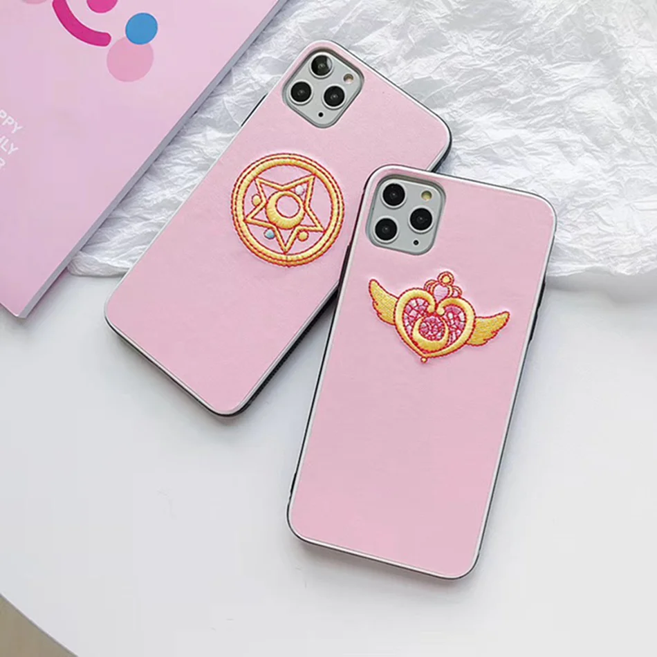 Phone Case For iPhone 11 Pro MAX Cute Sailor Moon Magic Wand Silicone Cover 6S 8 7 Plus X XR XS Coque | Мобильные телефоны и