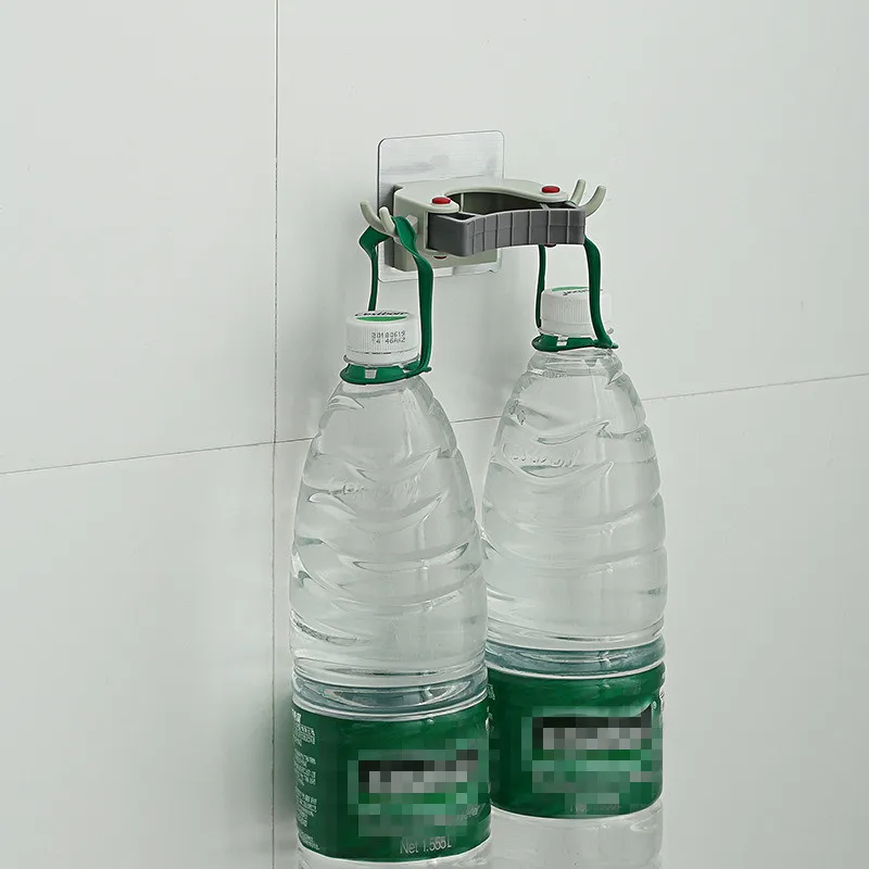 

1pc Mop Hook Adhesive Wall Mounted Plastic Strong Mop Holder Brush Broom Hanger Kitchen Bathroom Accessories Organizer 11.5*6cm