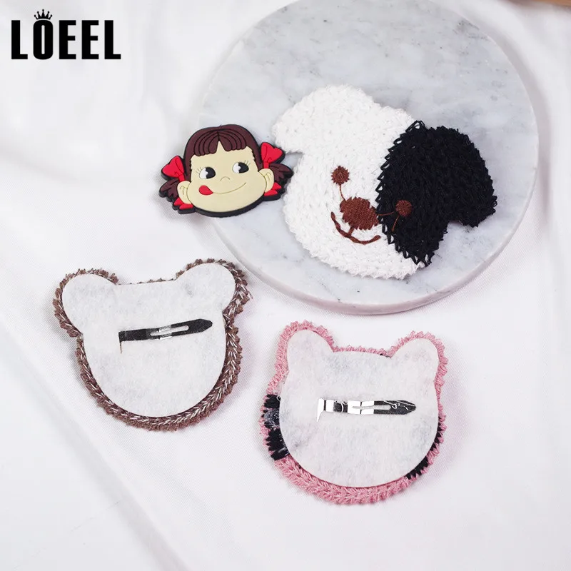 Новые милые заколки для волос с животными креативные вязаные ручной работы