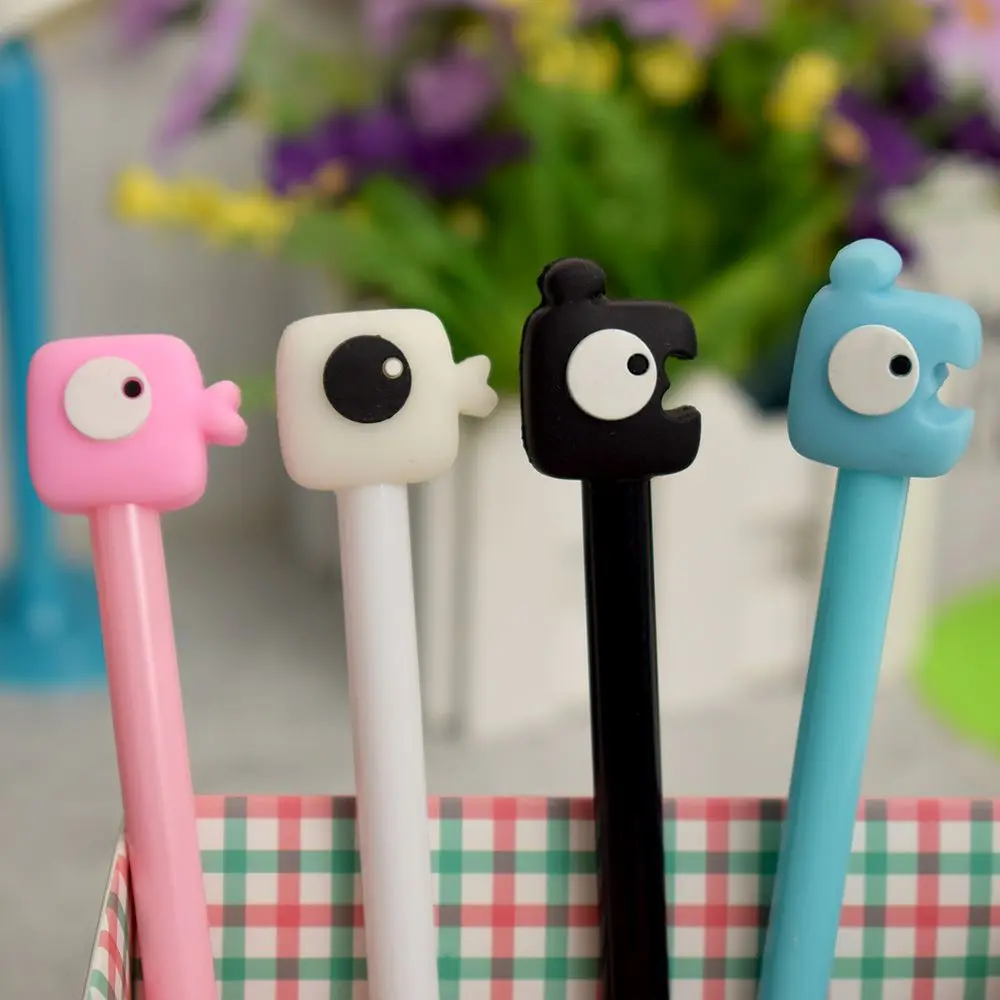 1 шт. Творческий 3D гелевая ручка в стиле мультфильма поцелуй дети Kawaii Шариковая