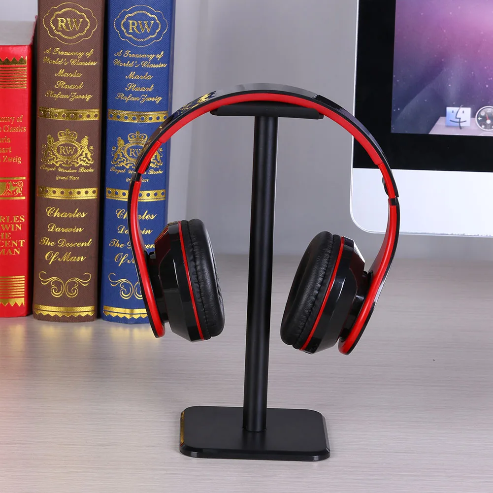 

Multi-function Headphone Desktop Stand Simple Display Earphones Holder PC Monitor Wall Hook Desktop Mount Earphones Stand