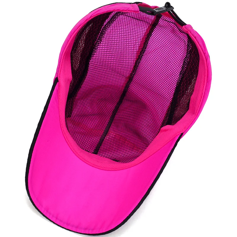 

Unisex Mesh Brim Tennis Cap Outside Sunscreen Quick Dry Adjustable Baseball Hat Outdoor Sports Cap