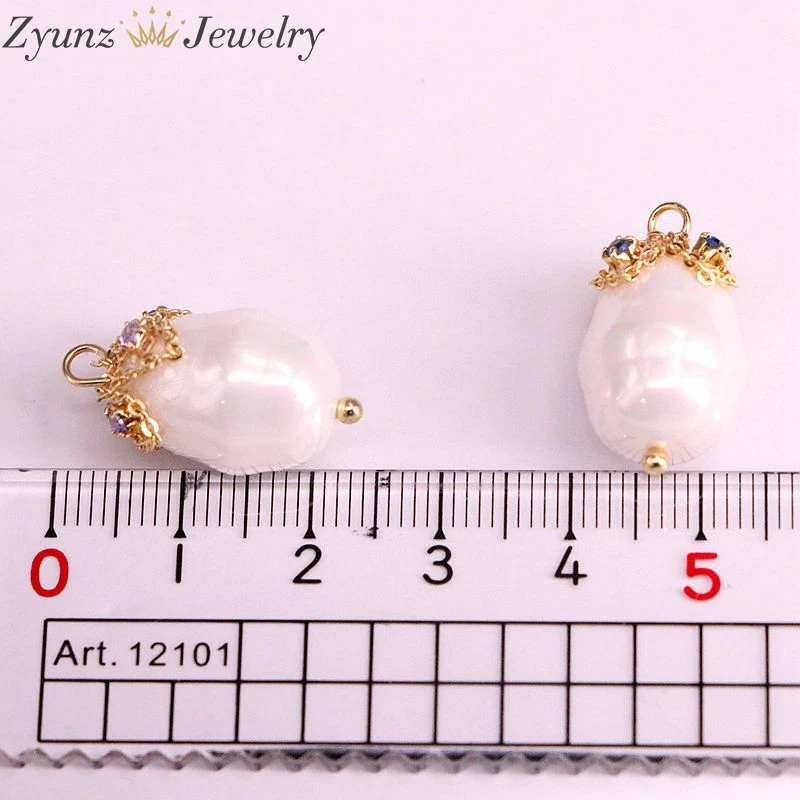 6PCS, Gold Color Flower Cap Nature Mother Of Pearl Shell Drop Pendant Necklace for Women