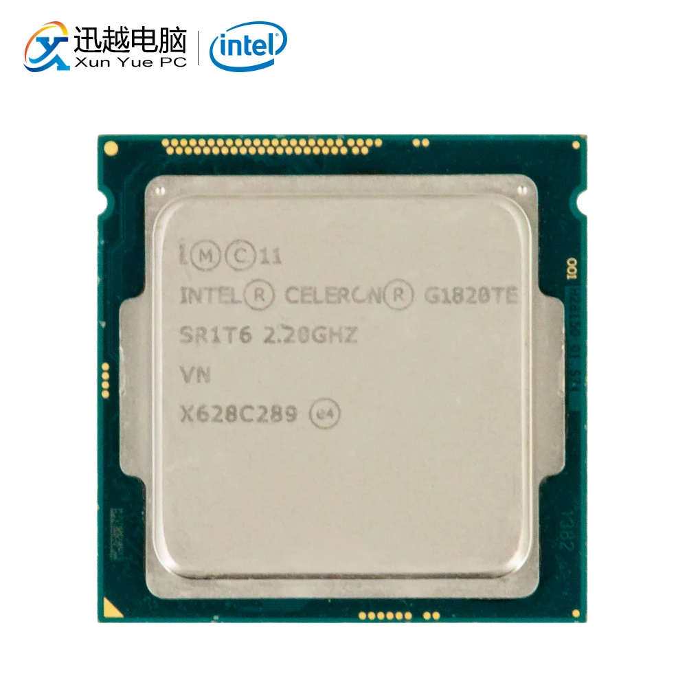 Двухъядерный процессор Intel Celeron G1820TE для настольных ПК 1820TE 2,2 ГГц 2 Мб Кэш L3 LGA 1150 сервер используется процессор