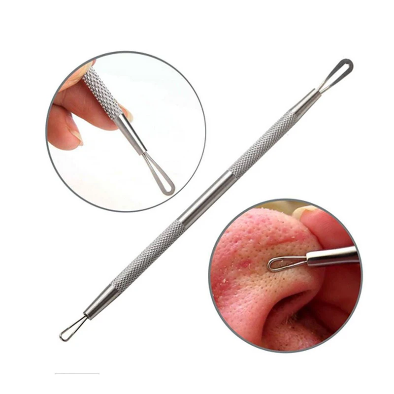 

NEW 1pcs Acne Removal Needle Pimple Needle Stainless Steel Blackhead Extractions Remover Cleaner Tool Face Skin Care Tool