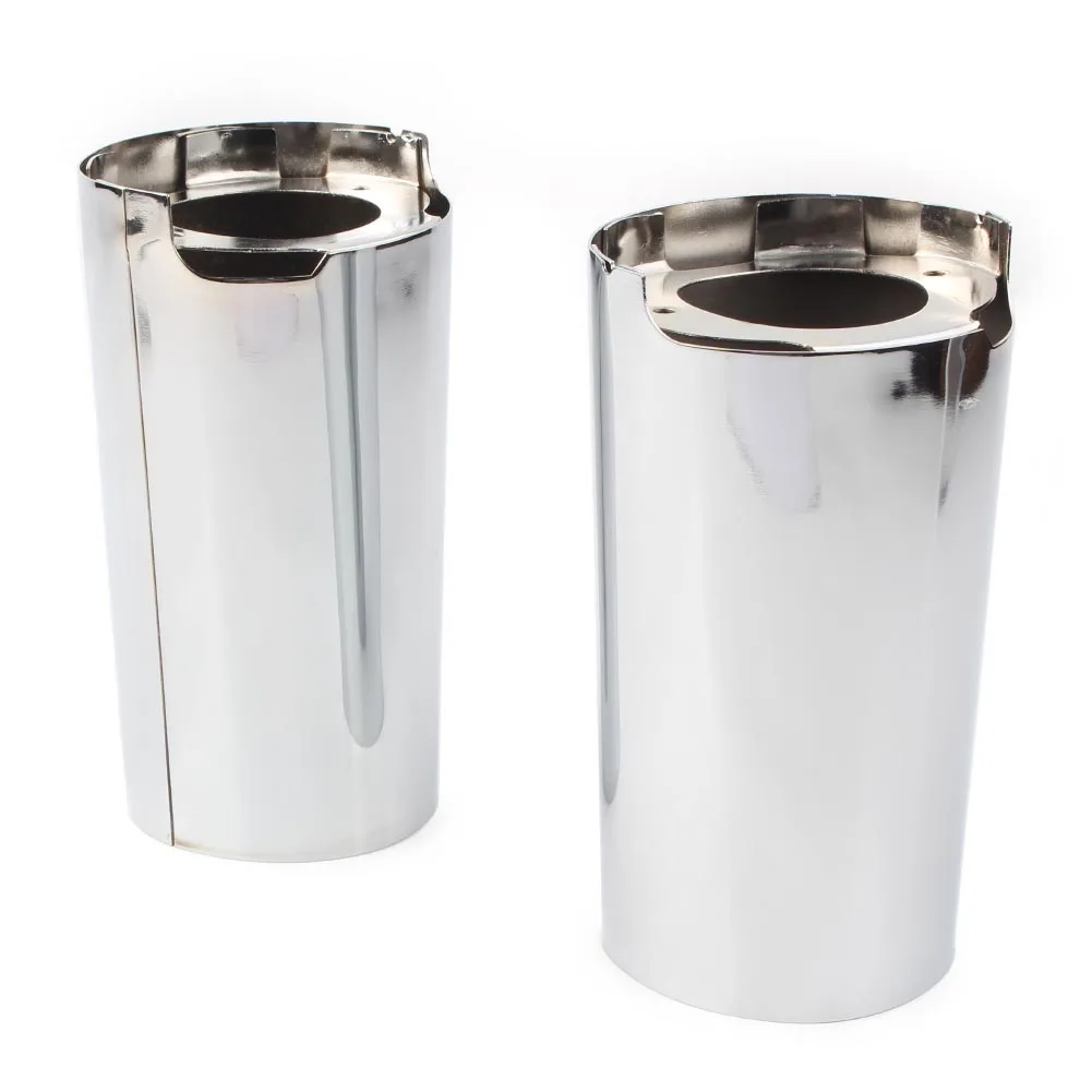 1Pair Chrome Motorcycle Front Fork Slider Covers for Harley Touring Electra Street Tri Glide 2014 2015 2016 2017 2018 2019 2020 - купить по