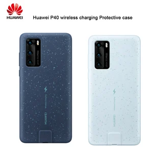 huawei huawei p40 wireless charging protective case original 15w fast charging back cover protective cover magneticphone case free global shipping