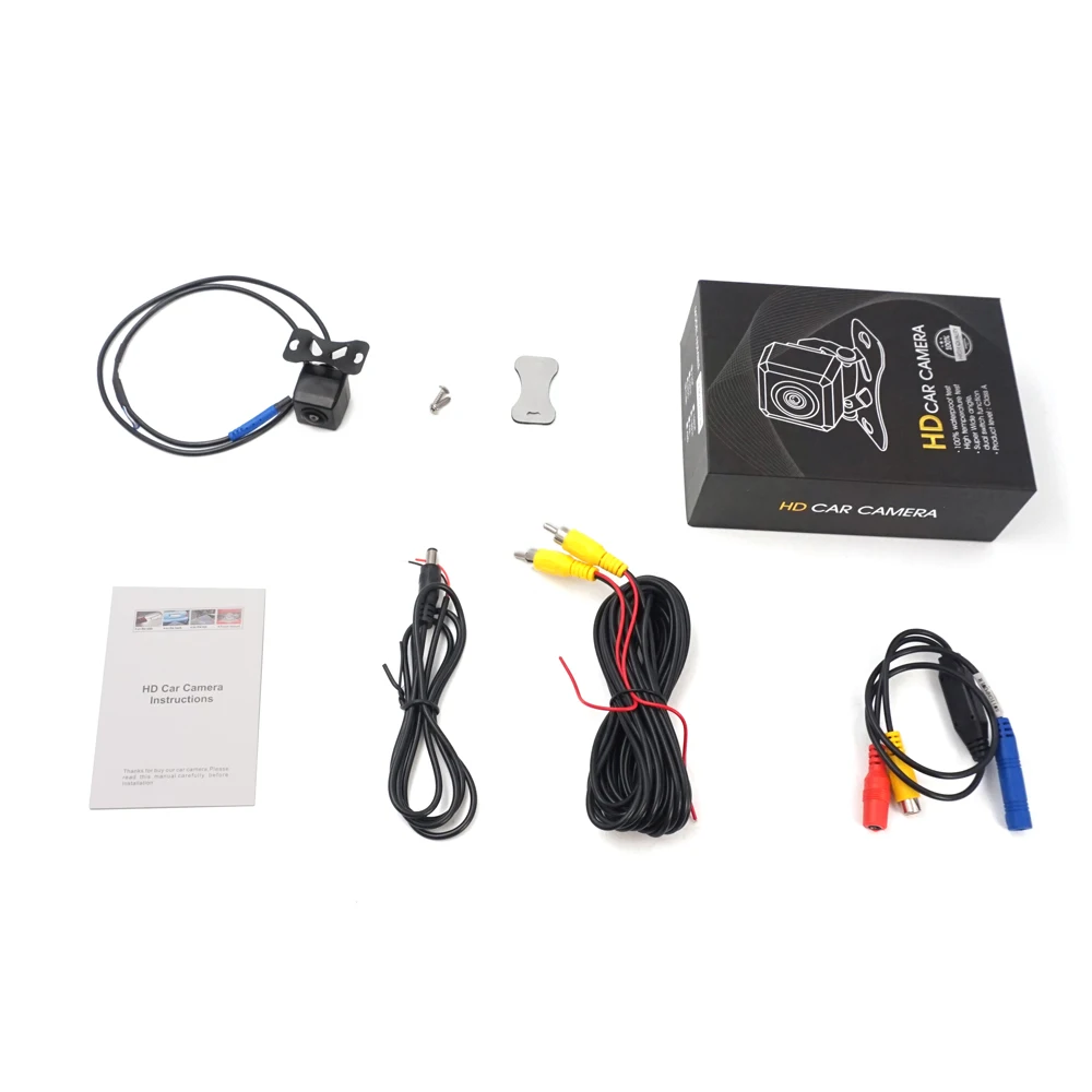 Carsanbo Car Rear View Camera Universal HD Color Image Video Night Vision 180 Degree Frontview Reversing Auto Parking Monitor | Автомобили