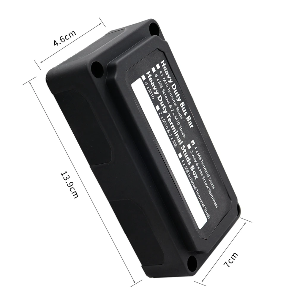 

Heavy Duty Module Design Power Distribution Block Busbar Box with 4 X M10 Terminal Studs