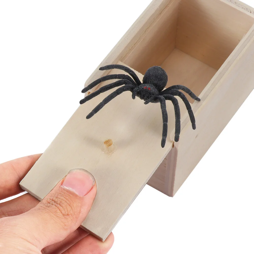 Деревянная шуточная шутка практичная коробка для дома и офиса игрушка