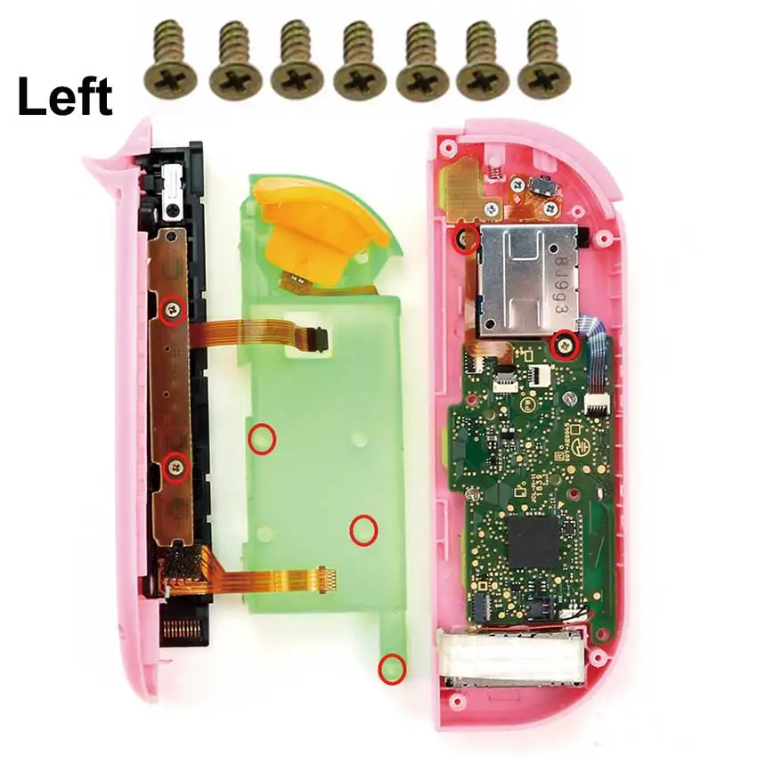 JCD полный набор винтов для переключателя NAND NS NX Joy Con Запасные Запчасти крестовые