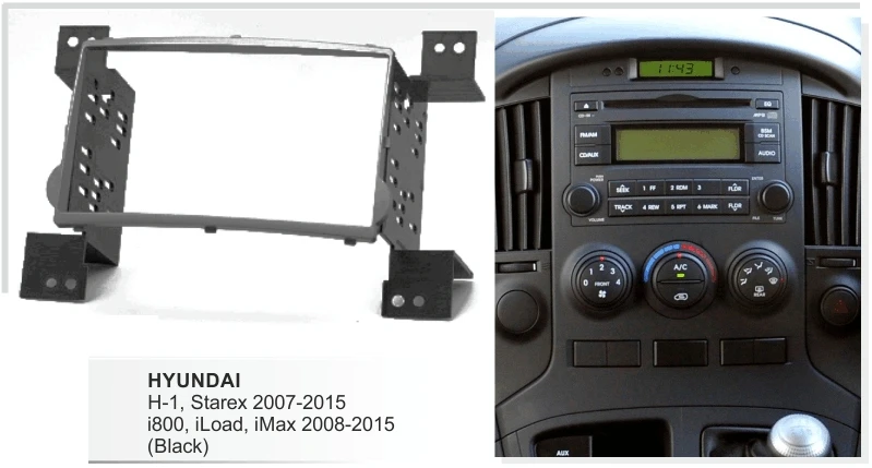 Автомобильный радиоприемник комплект для крепления стереоприборной панели Hyundai