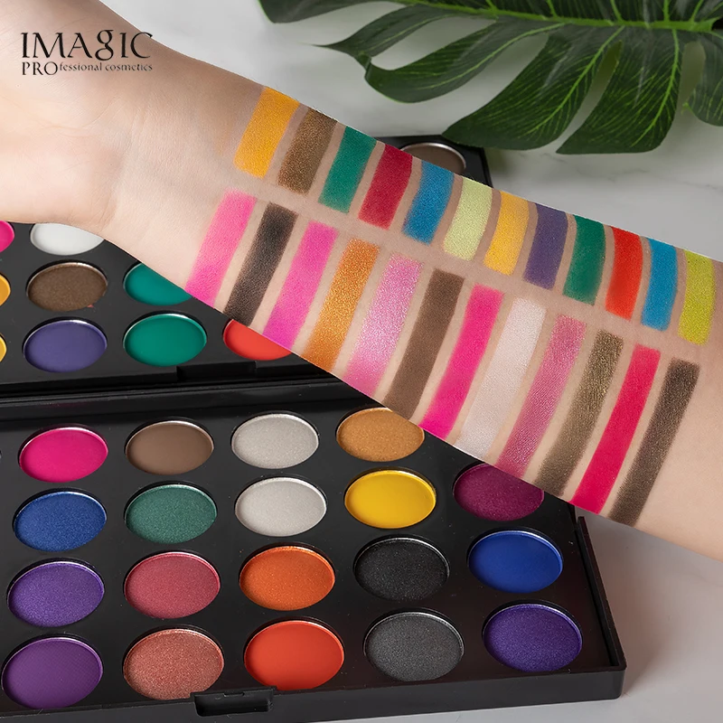IMAGIC Nieuw palet 48 kleuren Oogschaduw макияж тонизирующий матовый Oogschaduw Flash en Gloeiende Oogschaduw Poeder пигмент Cosmetica