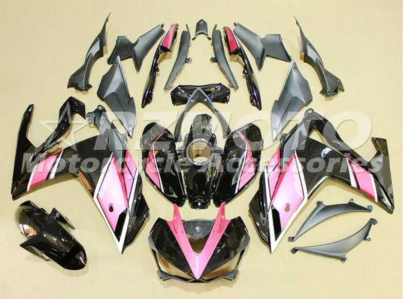 

New Hot 2014 2015 2016 YZF R3 R25 ABS Injection Fairing Kit For Yamaha YZFR3 YZFR25 Complete Fairings Kits Cowling Pink black