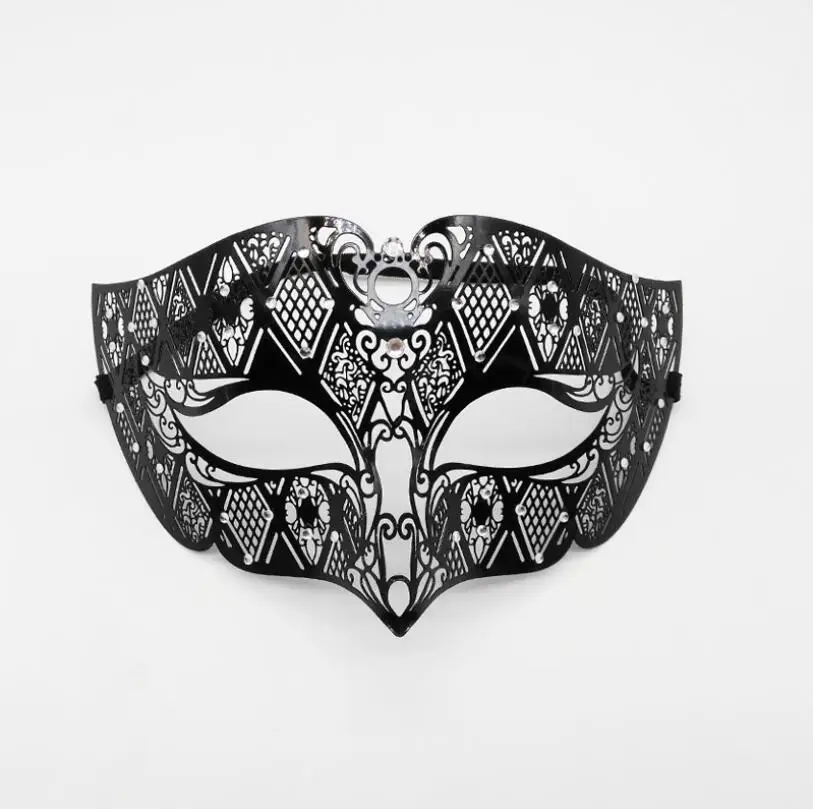 Style6 Металлическая Алмазная монокулярная железная маска Венеция костюм на Хэллоуин Танцевальная вечеринка маска лазерная резка металлическая Карнавальная маска - Цвет: Style6