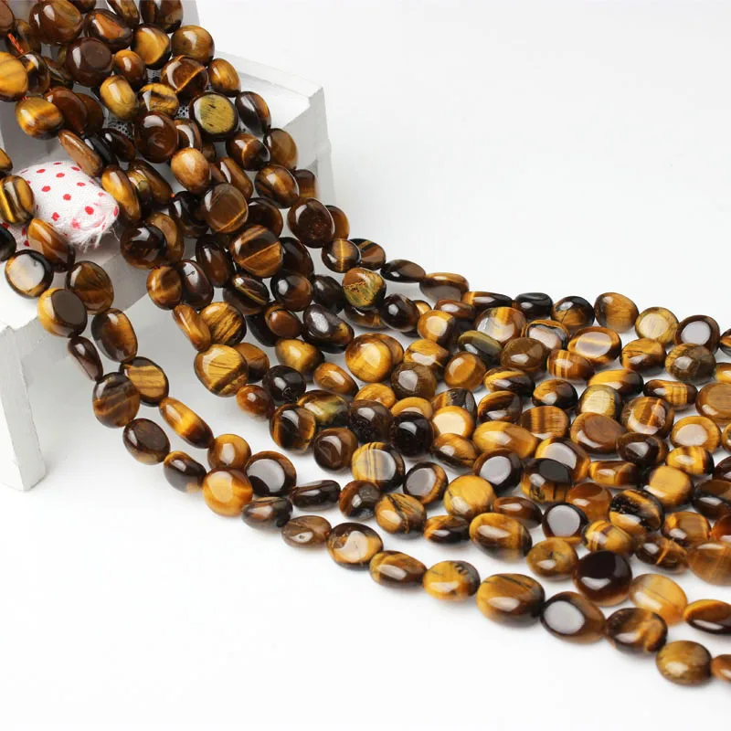 Linxiang factory store модные ювелирные изделия желтые тигровые глаза свободные бусины