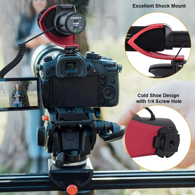 Микрофон Comica для видеостудии направленный конденсаторный микрофон записи