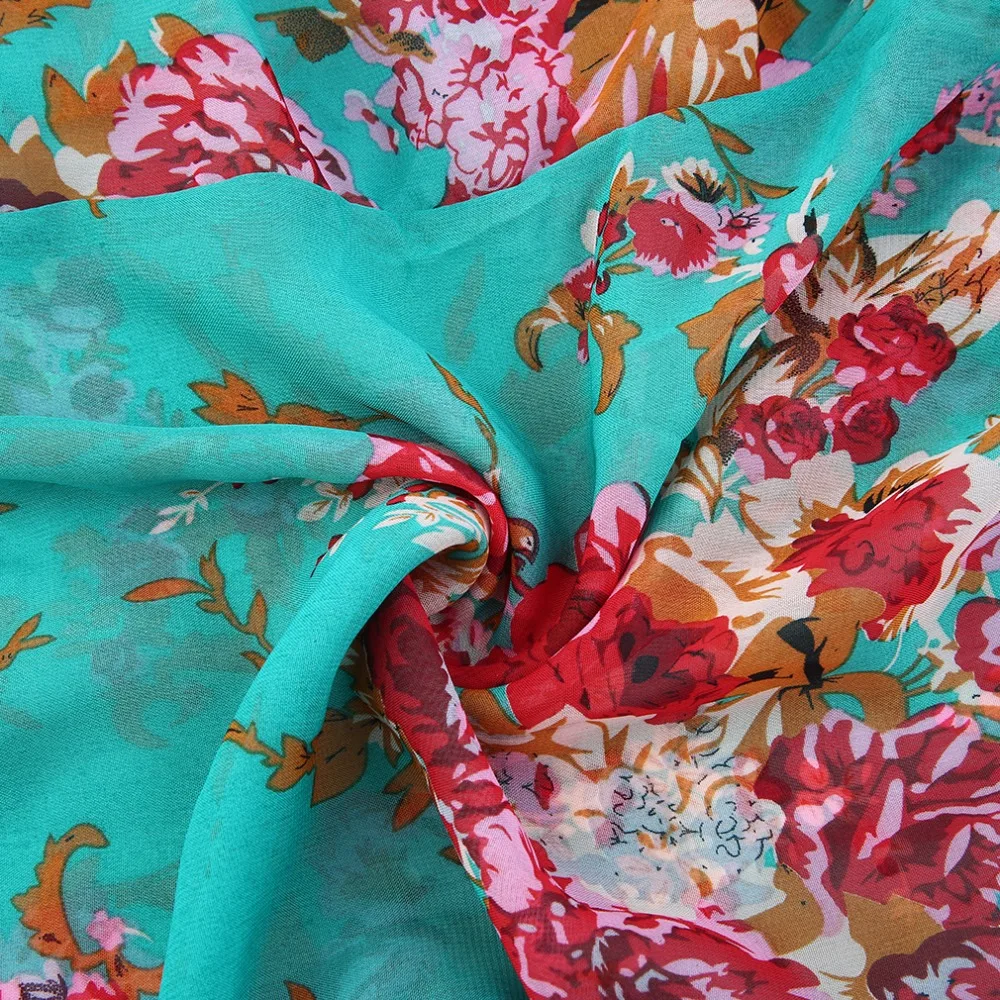 Модное Стильное женское элегантное шифоновое покрывало с кисточками и бахромой