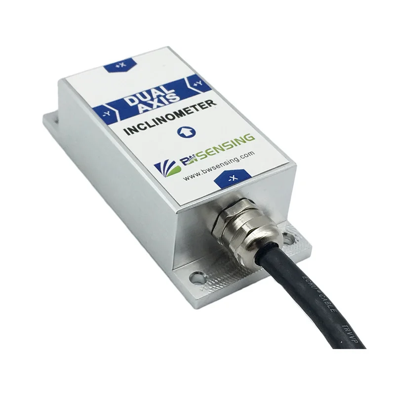

BWM418 Tilt Angle Sensor Single Axis Inclinometer Accuracy 0.01 Resolution 0.001/ 4-20mA ,0-20mA ,0-24mA (optional) RS232 Output