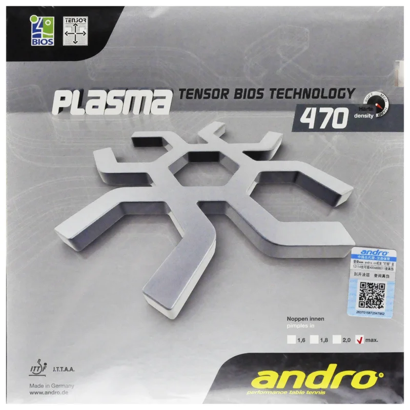 

Original Andro Table Tennis Rubber Plasma 470 Pimples In Pips-in Ping Pong Sponge Tenis De Mesa