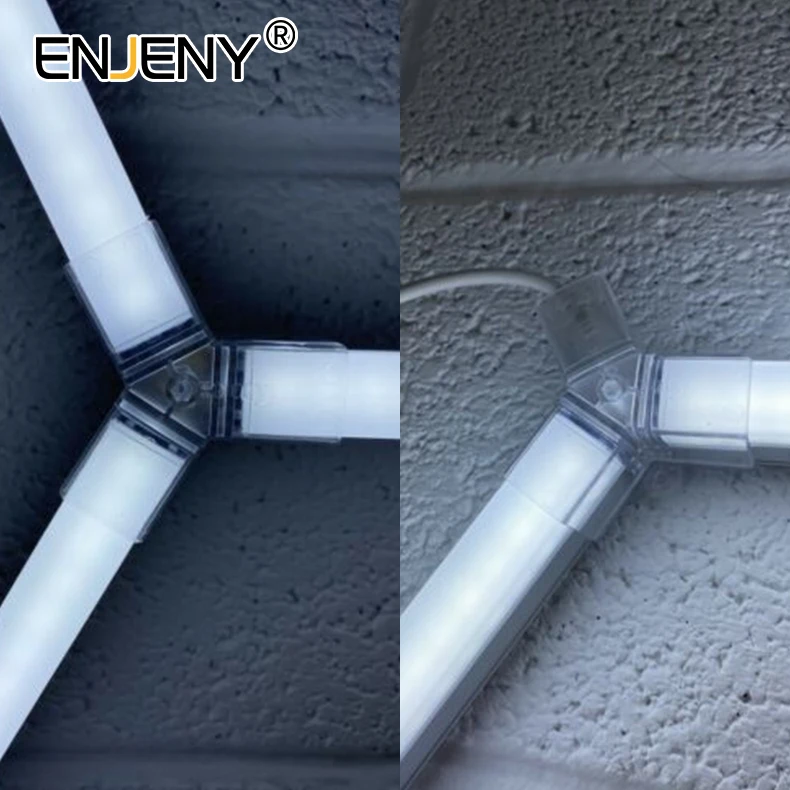 

Random Splicing Connector LED Honeycomb Hexagonal Lights for Car Wash Workshop