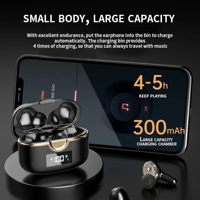 

TWS Wireless Earphone Bluetooth 5.0 Headphones In Ear Touch Control Sport Earbuds HD Stereo Noise Reduction Headset