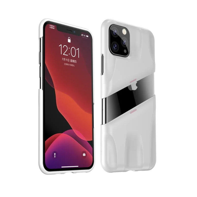 White Pink Baseus для iPhone 11 Чехол Жесткий PC противоударный чехол с поддержкой беспроводной зарядки для iPhone 11 Pro Max 5,8 дюймов 6,1 дюймов 6,8 дюймов - Цвет: White Pink