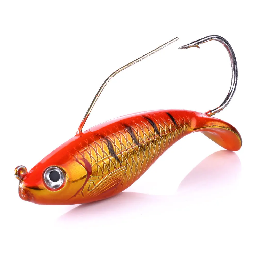 5PCS Fishing Lure 8cm 21g Anti Grass Wobblers ISCA Artificial Hard Bait sinking pesca Laser Body Lifelike Fish Tackle | Спорт и